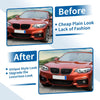BMW 2 Series F22 Chrome Silver Tone Pair Front Upper Bumper Grille