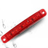 Car Truck Trailer 10 x Red 9 LED Sealed Side Marker Clearance Lights