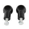Universal Motorcycle 2 x Black Handlebar Risers (1" Bar)