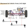 Mitsubishi Outlander Front Stabiliser Sway Bar Links (2007-2015)