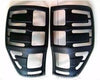 Ford Ranger Px 2 x Black Matt Tail Light Covers (2012-2015)