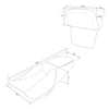Harley Touring Road King Driver Passenger Seat Backrest (2014-2023)