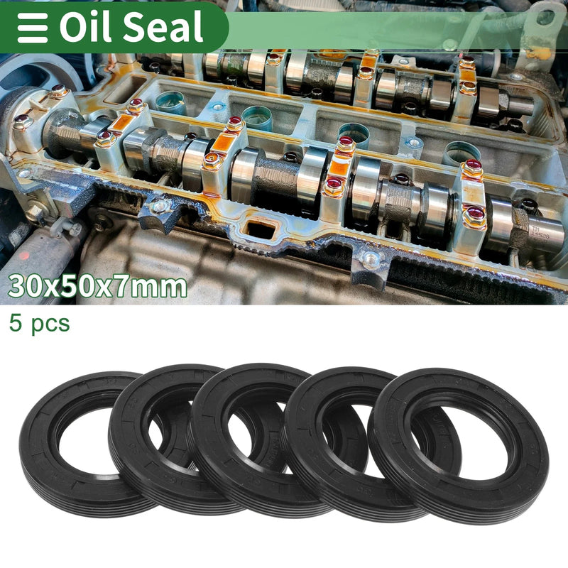 TG4 Oil Seal / 30x50x7mm / Lip Seal NBR Rubber 5 Pcs