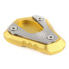Kawasaki ER-6F / ER-6N (2013-2017) Gold Kickstand Foot Plate Pad