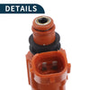 Mitsubishi Eclipse GT 2000-2005 1 Pc Red Fuel Injector MD319791