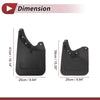 Toyota Fortuner Mud Flaps Splash Guards Mud Guards (2010–2015)