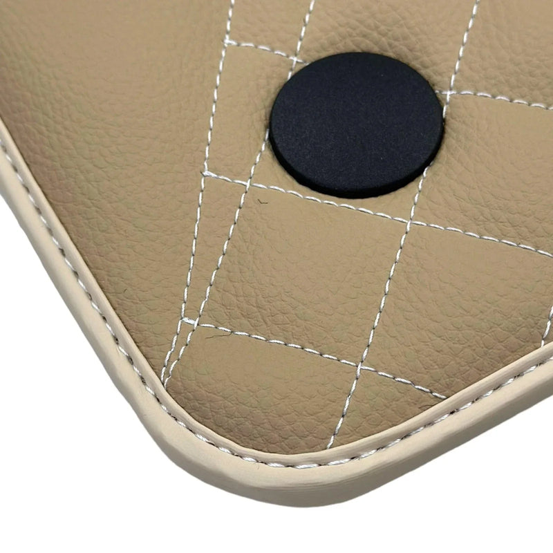 Mercedes-Benz G Class W461 Beige Leather Floor Mats (1979-2008)