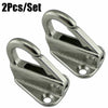 Marine 2 x 316 Stainless Steel Spring Snap Fending Hook Fender Hardware