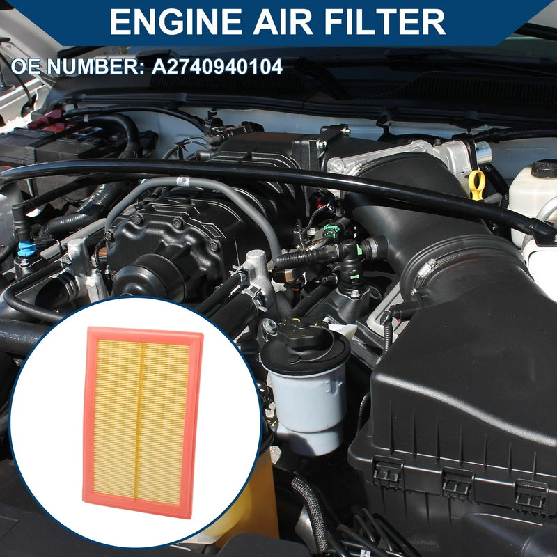 MERCEDES-BENZ C300 L4 2.0L W205 / S205 (2015-2018) 1 x Pcs Engine Air Filter