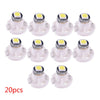 Car 20 x T4.2 Neo Wedge SMD White LED Dash Climate Light Bulbs