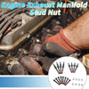 Dodge Jeep Engine Exhaust Manifold Stud Bolt Nut Kit 24 x