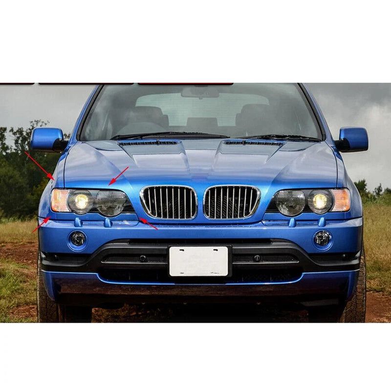 BMW X5 E53 Clear Headlight Lens Cover (2000-2003)