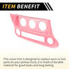 Jeep Wrangler JK JKU (2011-2017) Pink AC Switch Button Control Cover Trim
