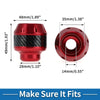 Motorcycle Frame Sliders Aluminum Alloy Red 2 x