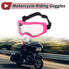 Motorcycle Clear Lens Pink Frame Cycling Sunglasses Goggles