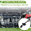 Ford Club Wagon (1995-1996) - Durable Metal 1 Pc Steering Column Shaft