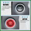 Land Rover Discovery Red Start Stop Button Cover (2015-2023)