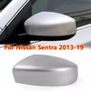 Nissan Sentra Left Silver Rearview Mirror Cap Cover (2013–2019)