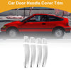 Chevrolet Cruze Camaro Aveo Silver Tone Door Handle Cover Trim Car