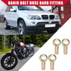 Car Motorcycle Banjo Bolt Hose Barb Fitting / 4 Pcs / Banjo Bolt Fitting