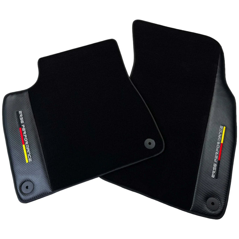 Audi Q5 8R Hybrid (2008-2017) with Carbon 2 x Set Black Floor Mats