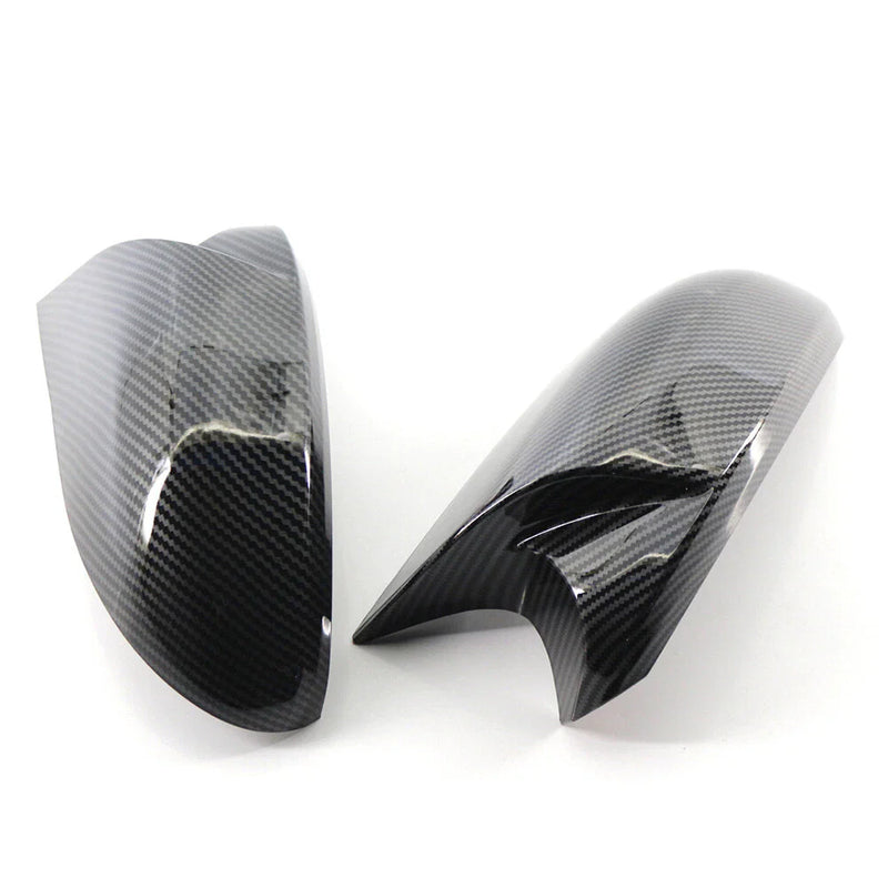 BMW E81 E82 E87 E88 E90 E91 E92 Gloss Black Rearview Mirror Cover Caps (2007-2013)