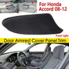 Honda Accord Sedan 2008-2012 Leather Black Front Door Panel Armrest Cover
