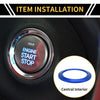 Ford F-150 (2016-2021) Blue Engine Start Stop Button Cover Ring