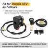 Honda Foreman 450 ES Handlebar & Key Switch (1998–2004)