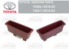 TOYOTA LEVIN TRUENO AE86 Inside Door Pull Cup 2 x Trim Pocket Case