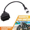 Motorcycle 3 Pin OBDII Cable Diagnostic Adapter