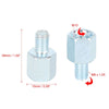 Motorcycle Bike Rearview Mirror Adapter / 2 x 10mm LH to 8mm RH /