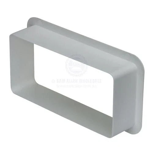 Various Models 238 x 145mm Scupper/Vent Trim White Nylon