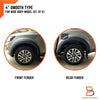 Nissan Navara NP300 D23 Wide Body 4" Smooth Fender Flares (2015-2020)