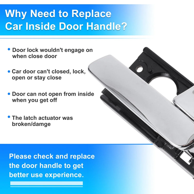 Kia Rio Driver Side Interior Door Handle (2007-2011)