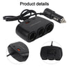 Premium Car Charger Splitter with Triple Socket High Power 120W Output