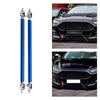 Universal Blue Adjustable Front Bumper Lip Splitter Strut Rod Tie Support Bar