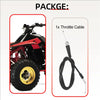 Yamaha Warrior YFM350 YFM 350 X Throttle Cable (1996–2004)