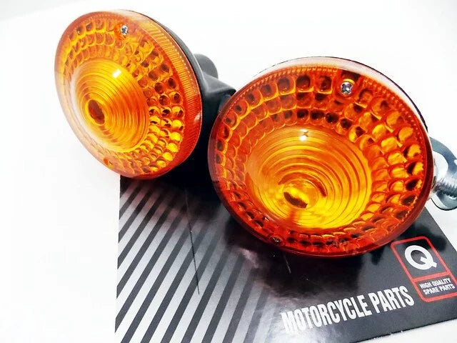 Yamaha DT100 Front Left Right Turn Signal Indicator Blinker Assy Set (77-83)