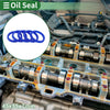 Oil Seal 45x55x7mm TPU Blue Rotary Shaft Seal 5 Pcs