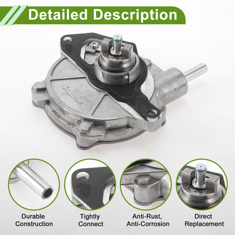 Mercedes-Benz C250 Base Coupe 2-Door Brake Vacuum Pump (2012-2015)