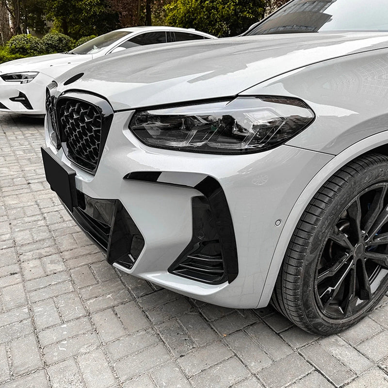 BMW X3 X4 Gloss Black Front Side Air Vent Trim Cover (2022-2023)