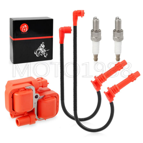 Polaris Ranger Crew 900 Ignition Coil and Spark Plug & Wire Cap (2014–2019)