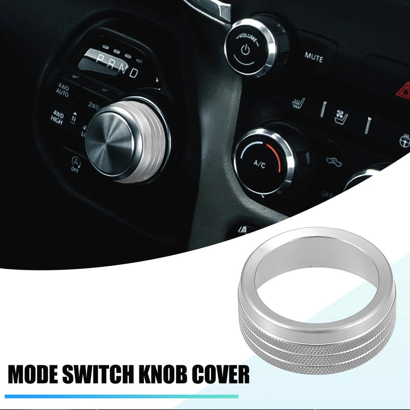 Dodge RAM 1500 2500 3500 (2018-2020) Silver Tone Gear Shift Knob Cover