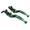 BMW F900R F900XR F750GS F850GS Green Extendable Brake Clutch Levers (2019-2023)