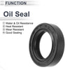 Make Model Oil Seal 28x43x10mm Rotary Shaft Seal Nitrile Rubber 5 Pcs