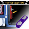 Jeep Wrangler JL JLU (2018-2024) - ABS Purple Rear Trunk Lock Panel Cover Trim