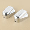 Harley Heritage Softail Deluxe Chrome Rear Axle Covers (2008-2017)