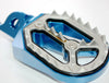 Honda CRF250 CNC Blue Stainless Foot Pegs (2004-2023)