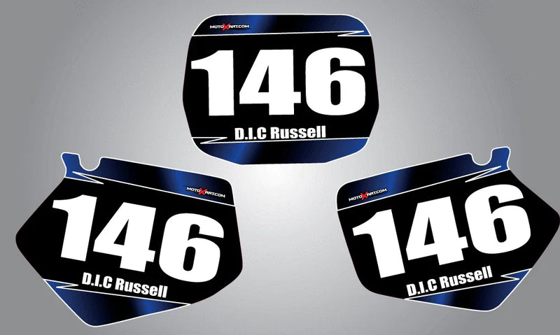 Yamaha YZ125 YZ250 Custom Number Graphics (1996-1999)